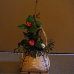 床の間を飾った茶花